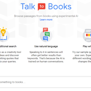 Talk to Books (Google)