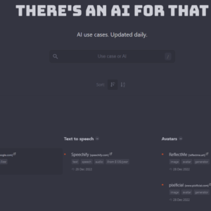 There’s An AI For That