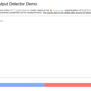GPT-2 Output Detector