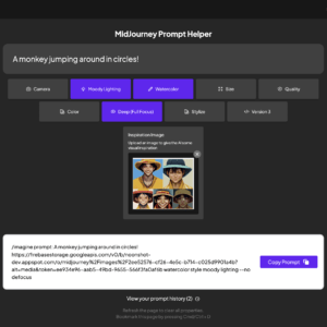 MidJourney Prompt Tool